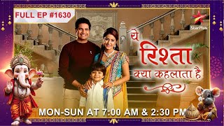 Rama ne Nikhil ko बाहर निकाल दिया Full Episode1630Yeh Rishta Kya Kehlata Hai [upl. by Kutzenco3]