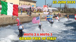 🔴Aquabike Grand Prix of Italy  Olbia  Moto 3 amp Moto 2 FINAL RACE [upl. by Nomed]