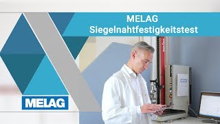 Siegelnahtfestigkeitstest Routineprüfung für Sterilgutverpackung  MELAG [upl. by Lrad]