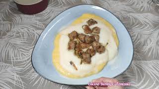 Polenta con rapa bianca e salsiccia [upl. by Annerol894]