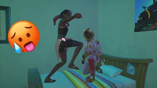 Fortnite Roleplay THE SUS BABYSITTER GONE WILD A Fortnite Short Film [upl. by Nnaaihtnyc]