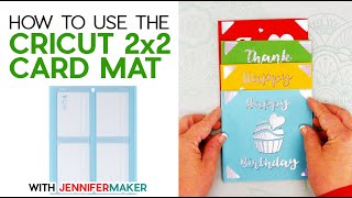 Cricut Card Mat for Explore and Maker  Cricut Insert Cards [upl. by Yendyc]