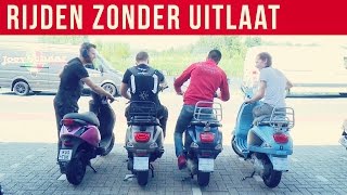 SCOOTER RIJDEN ZONDER UITLAAT  VOL GAS MET JOEY [upl. by See]