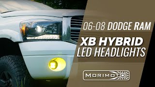 2006  2008 Dodge Ram XB Hybrid LED Headlights  By Morimoto Lighting [upl. by Eelyahs]