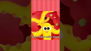 Parasitas Ruins🐍  Bad Parasites  Músicas Infantis Shorts forKids Cocobi [upl. by Yrome988]