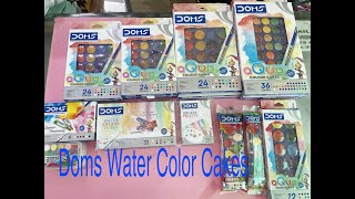 Doms water colour unboxing and review doms domswatercolour art stationery unicorn avengers [upl. by Tegdig]