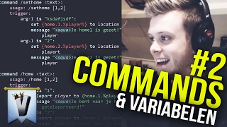 COMMANDS amp VARIABELEN Skript Tutorials 2 Home Plugin [upl. by Fanchon661]