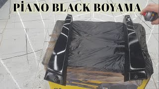 SPREY BOYAYLA PİANO BLACK BOYAMA [upl. by Repohtsirhc]