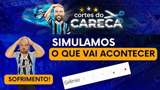 QUE SOFRIMENTO SIMULAMOS O FUTURO DO GRÊMIO NO BRASILEIRÃO QUEM CAI CAMPEÃO [upl. by Eecyal803]