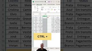 Como inserir colunas e linhas  excel planilha dica rapido fácil [upl. by Brigitta]