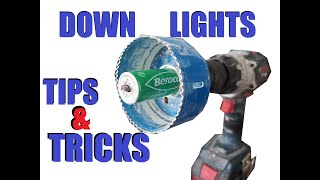 Trick to installing down lights in home renovations [upl. by Annekcm14]