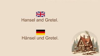 Learn GERMAN  Hansel and Gretel English amp German Audiobook [upl. by Shuma]