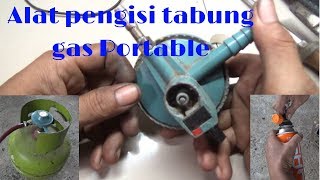 Cara membuat Alat Transfer Gas tabung 3kg ke tabung kecilportable [upl. by Coulombe]