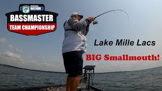 Catching and losing jumbo SMALLIES on MILLE LACS [upl. by Silvie]