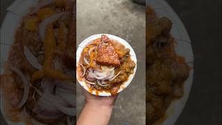 Chole kulche khane wale ye dekho 😍😱 Sabse unique taste 🙌 youtubeshorts shorts food [upl. by Seppala]