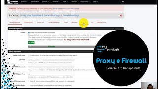 Pfsense SquidGuard transparente com bloqueio HTTPS por Grupos [upl. by Ydnic]