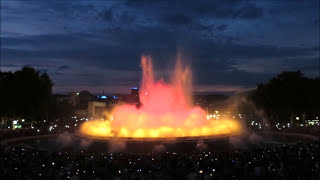 The Magic Fountain of Montjuic Barcelona Freddie Mercury [upl. by Chubb]