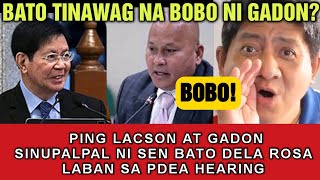 SENATOR BATO DELA ROSA SINAGOT SI PING LACSON TRABAHO LANG AT WALANG PERSONALAN [upl. by Melba]