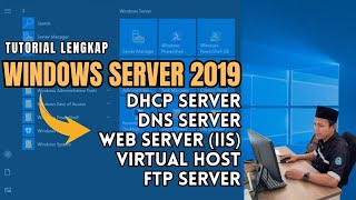 Tutorial Lengkap Seting Konfigurasi Windows Server 2019 [upl. by Lorine]