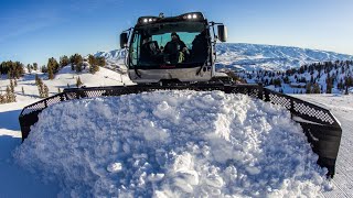 Prinoth Leitwolf  Master of Slopes North Americas most powerful snow groomer [upl. by Ayekahs]