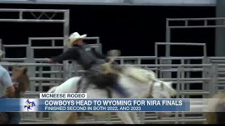 McNeese Rodeo Team Heads to Wyoming for NIRA Finals [upl. by Ihcas651]