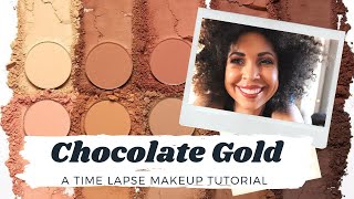 TIME LAPSE MAKEUP TUTORIAL  KKW COCOA MATTE PALETTE [upl. by Yrrah]