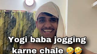 Chalo jogging karne chale 😁  Sourav joshi vlogs  Fukra insaan [upl. by Neerac]