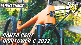 Santa Cruz Hightower C 29er 2022  FLIGHTCHECK [upl. by Eusassilem18]