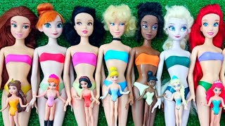 ASMR 5 MYSTERY SURPRISES Disney Princess Miniature Dolls Satisfying Unboxing NO Talking Video DIY [upl. by Annavahs]