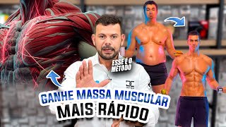 QUANTO TEMPO LEVA PARA GANHAR MASSA MUSCULAR COMO ACELERAR O PROCESSO COM DIOGO NUTRIOCINISTA [upl. by Veronica]