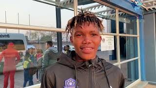 Postmatch Interview  Ofentse ‘Mshini’ Dube  NB La Masia 1  0 Upington City  Motsepe Foundation [upl. by Emanuel]