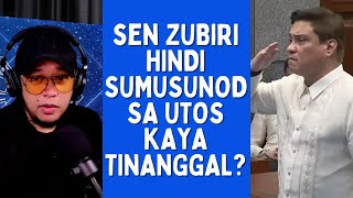 ZUBIRI HINDI SUMUSUNOD SA UTOS KAYA TINANGGAL [upl. by Holzman290]