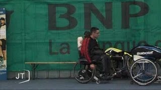 Le tennis handisport à lhonneur à SaintHilairedeRiez [upl. by Pudens514]