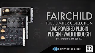 UAD  FairChild plugin collection walkthrough [upl. by Stulin]