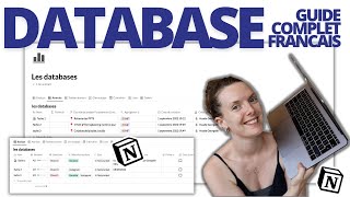 DATABASES SUR NOTION  LE GUIDE COMPLET DÉBUTANT BASE DE DONNÉES [upl. by Caresa]