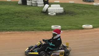 Dirt Karts at Franklin Dirt Kart Track [upl. by Ahsienek]