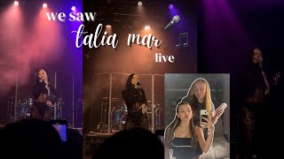 seeing talia mar live🖤🎤 talia and miniminter waved at me [upl. by Reerg]