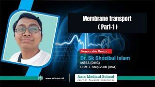 Membrane Transport Part12  Dr Sk Shozibul Islam [upl. by Oralee585]