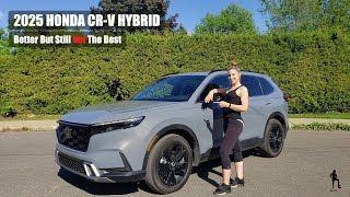 2025 Honda CRV Hybrid Review Great MPG But Lacks Cargo amp Towing [upl. by Adnofal]