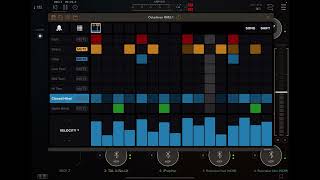 Dub Techno Jam with iPad  AUM  Octachron sequencer  Fugue Machine  Ruismaker Noir [upl. by Leahcym]