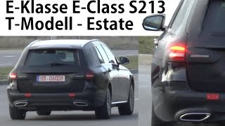 Mercedes Erlkönig EKlasse TModell EClass Estate S213 wenig getarntes Heck  less disguised rear [upl. by Aufmann]