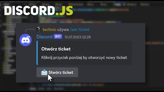 28 Discordjs  Tickety system ticketów [upl. by Lark579]