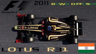 Assetto corsa Lotus r31 blown diffuser onboard india 2011 [upl. by Tull727]