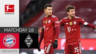 FC Bayern München  Borussia Mgladbach 12  Highlights  Matchday 18 – Bundesliga 202122 [upl. by Asek]