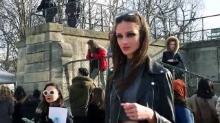 Street Style Highlights Day 5  Paris Fashion Week AW 2016 [upl. by Philine266]