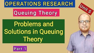 Operations Research I Queuing Theory I Problems and Solutions I Part 1 I Hasham Ali Khan I [upl. by Sprague]