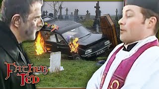 YOU LET DOUGAL DO A FUNERAL  Father Ted  Hat Trick Comedy [upl. by Akinert673]