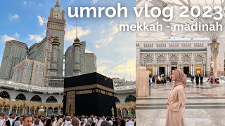 UMROH VLOG 2023 full trip madinah  mekkah indonesia [upl. by Suoivatnod12]