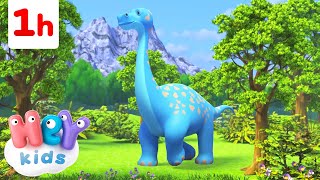 Les dinosaures 🦕  Chansons pour Enfants  HeyKids en Français [upl. by Eneliak]