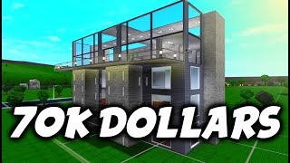 Making a Bloxburg Modern House for 70k [upl. by Yrag]